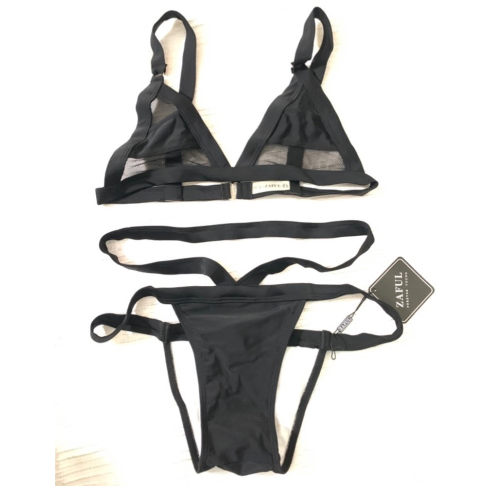 Sexy Zaful 2-piece black bikini — size 8